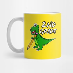 2nd Grade Dinosaur T-Rex Back To School 2022 Mug